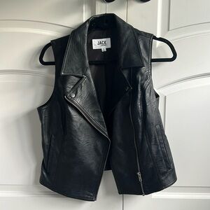 Jack by BB Dakota leather faux vest Small